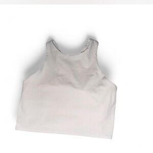 Athleta White Crop Tank Top